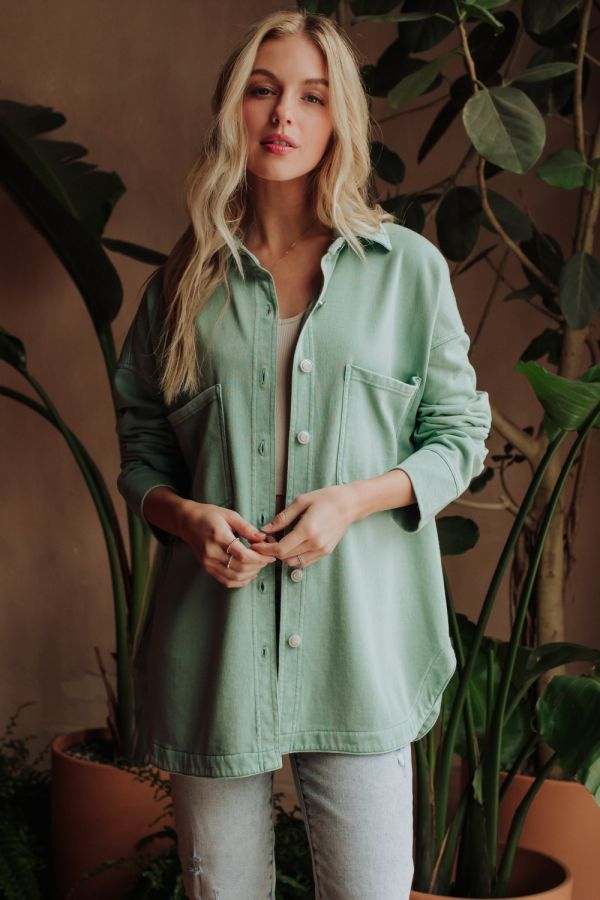 Soft Brushed Button Up Shirt Full Coverage (Multiple Options)