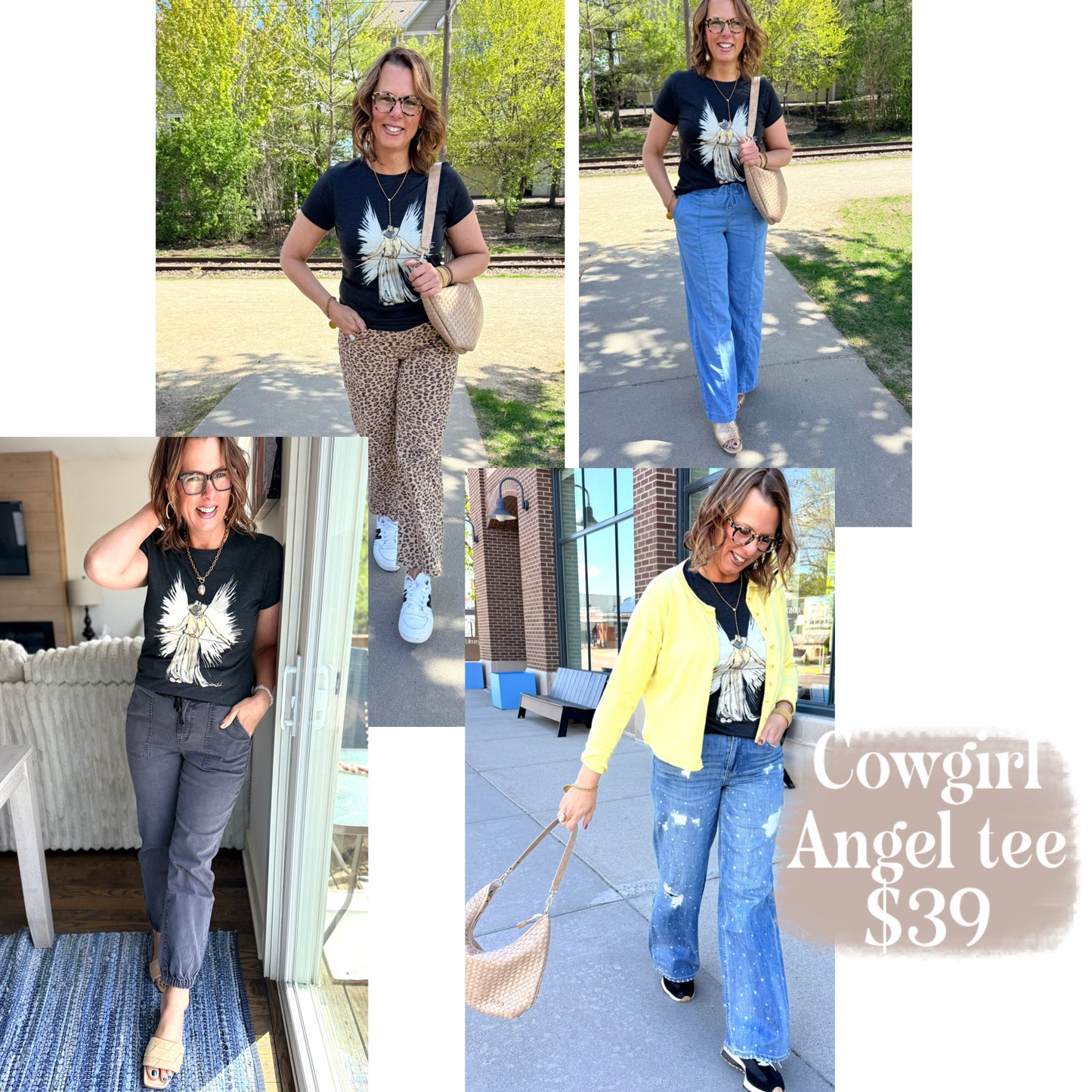 Cowgirl Angel tee