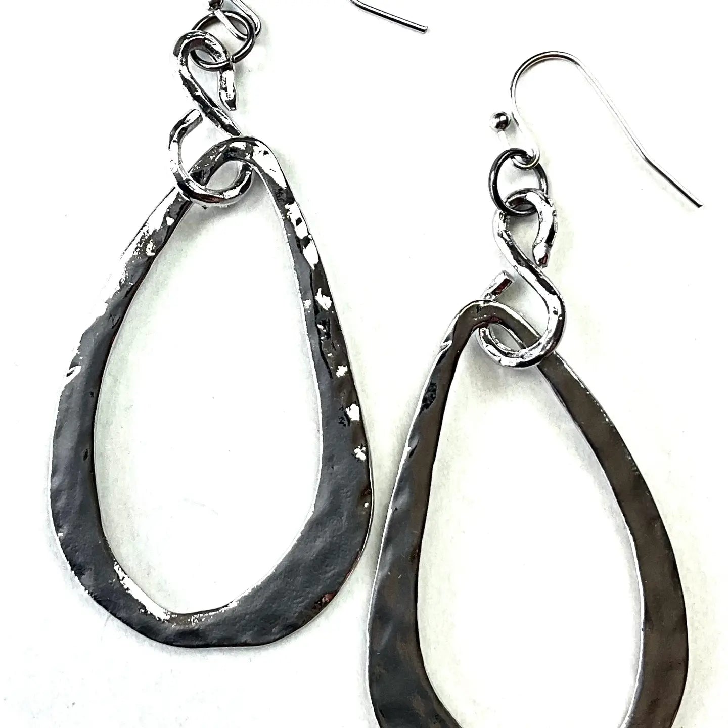 Hammered Oval Earrings from Lost and Found