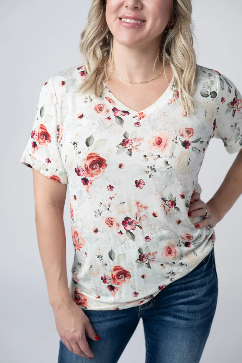 Sophie Tee Pink Bloom