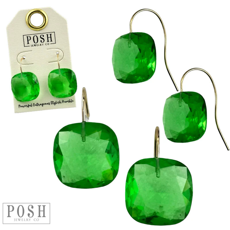 Faceted Bright Earrings