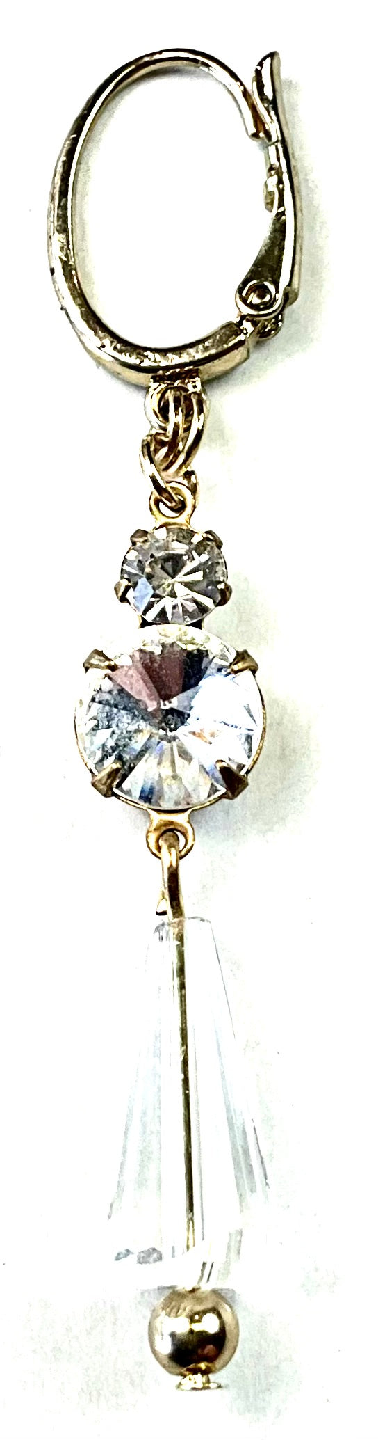 Latchback earrings with Crystal Details from Lost and Found