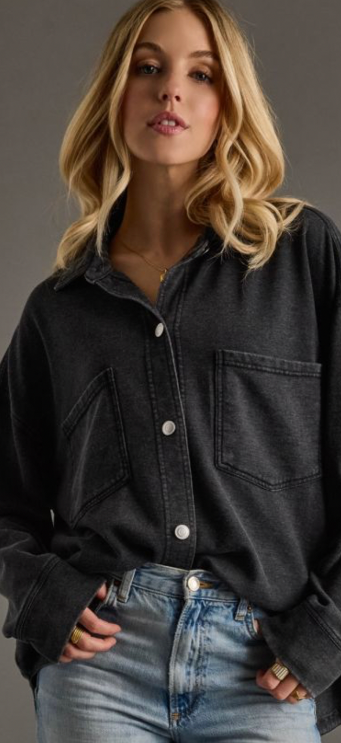 Soft Brushed Button Up Shirt