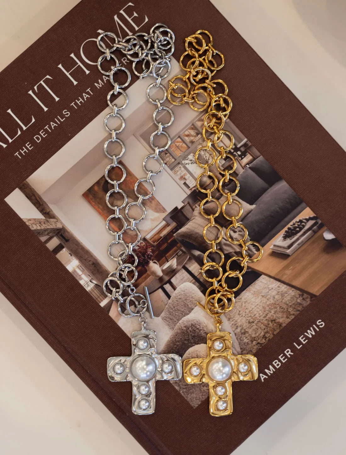 Harper Cross Statement Necklace