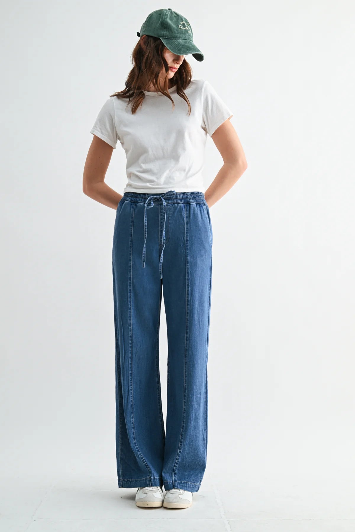 Denim Joggers by Mica