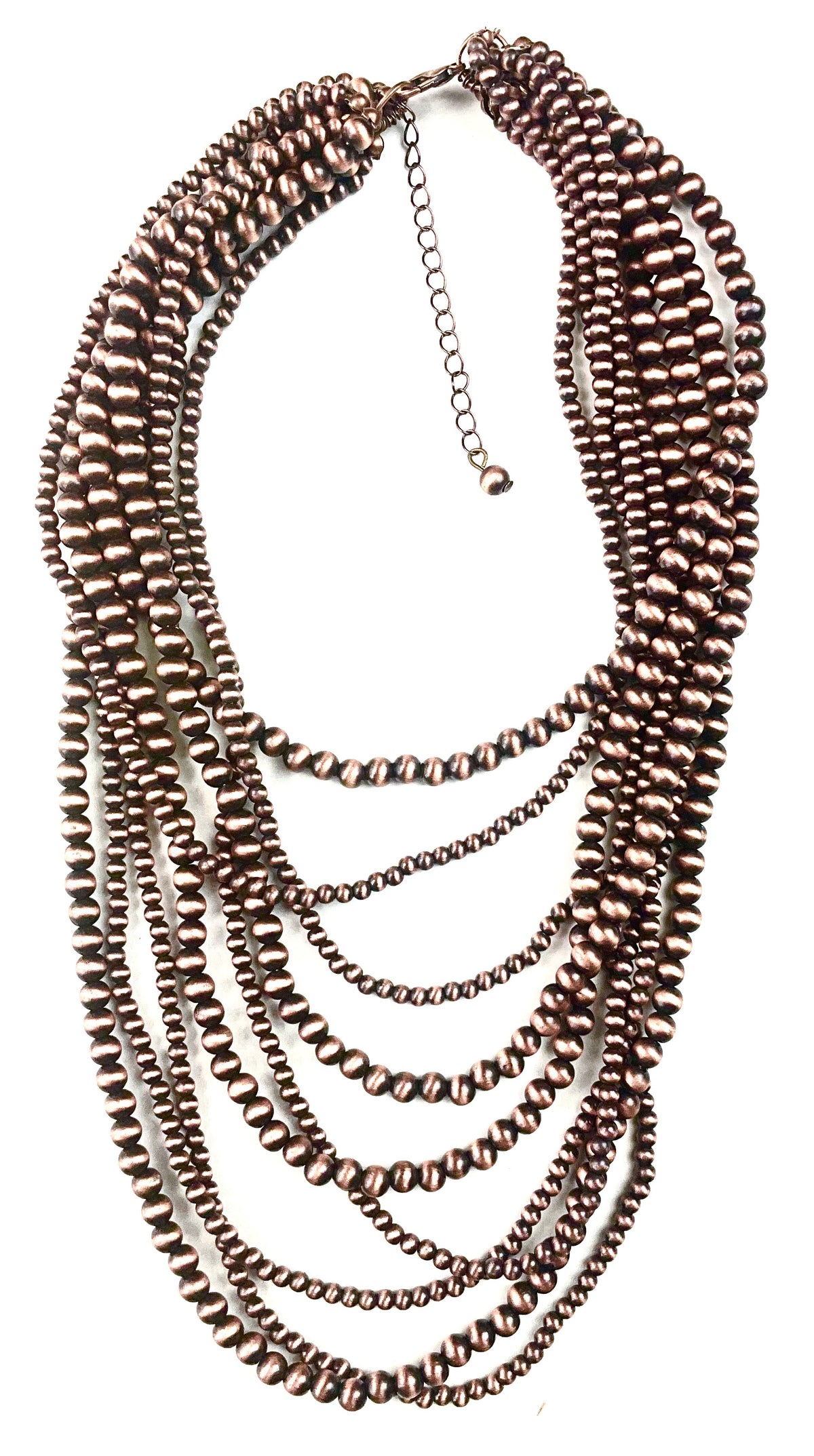 Mixed Fauz Navajo Bead Necklace by Lost and Found