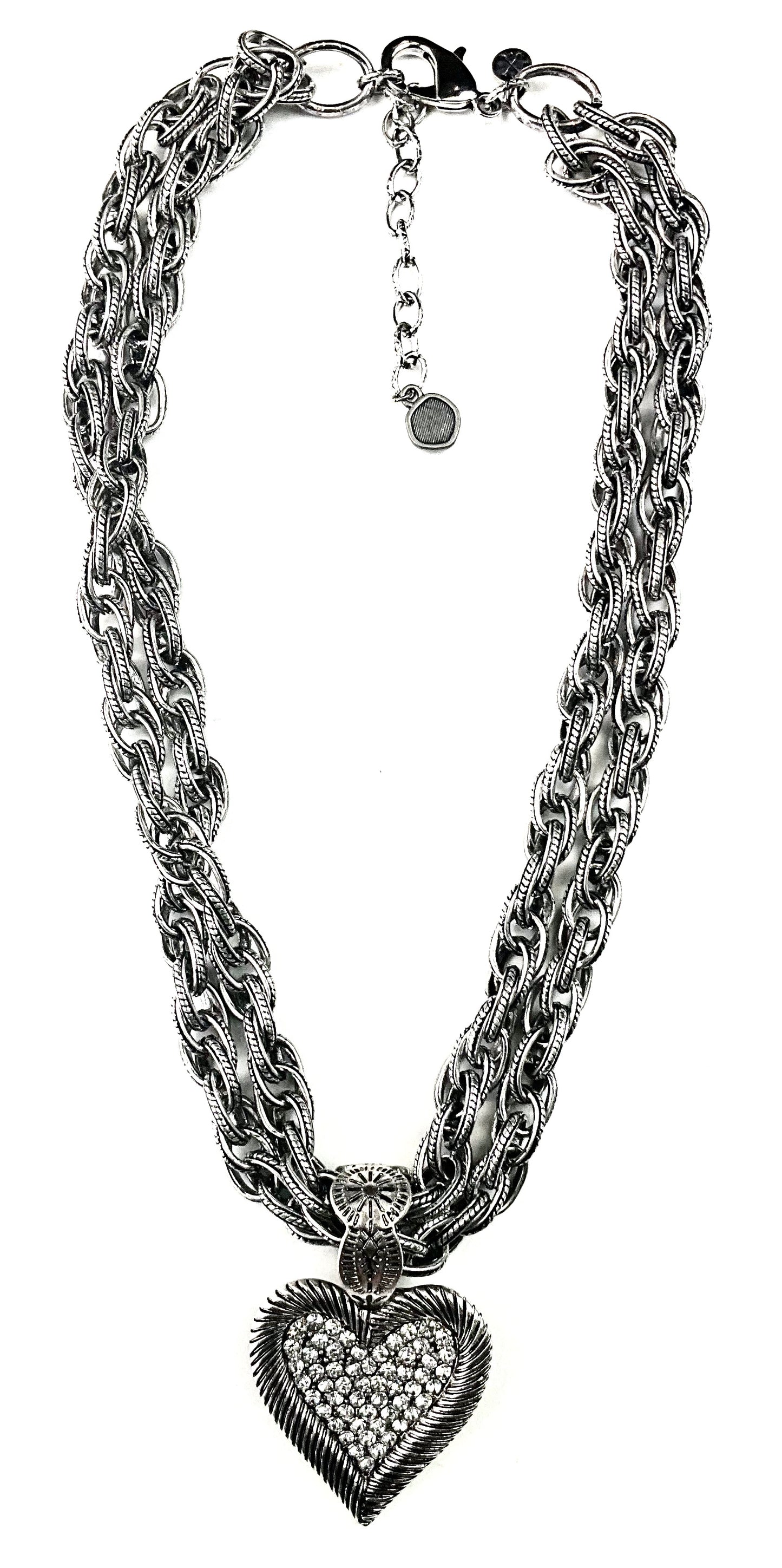 Heart Lost and Found Stunner Necklace