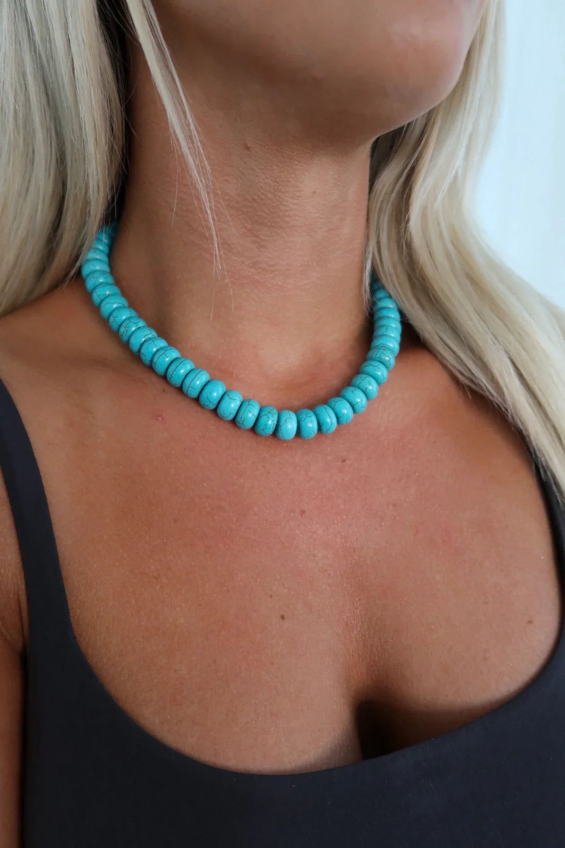 Turquoise Chunky Necklace by ChanSutt