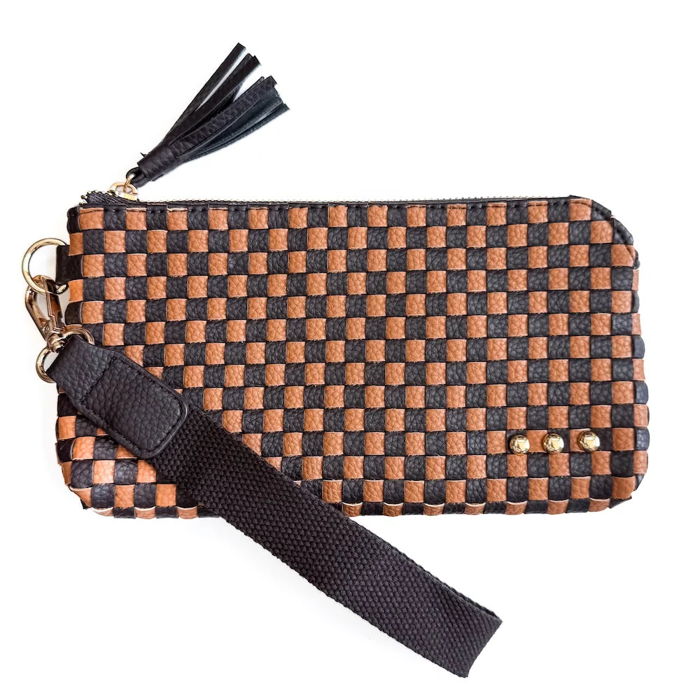Woven Wallet Clutch