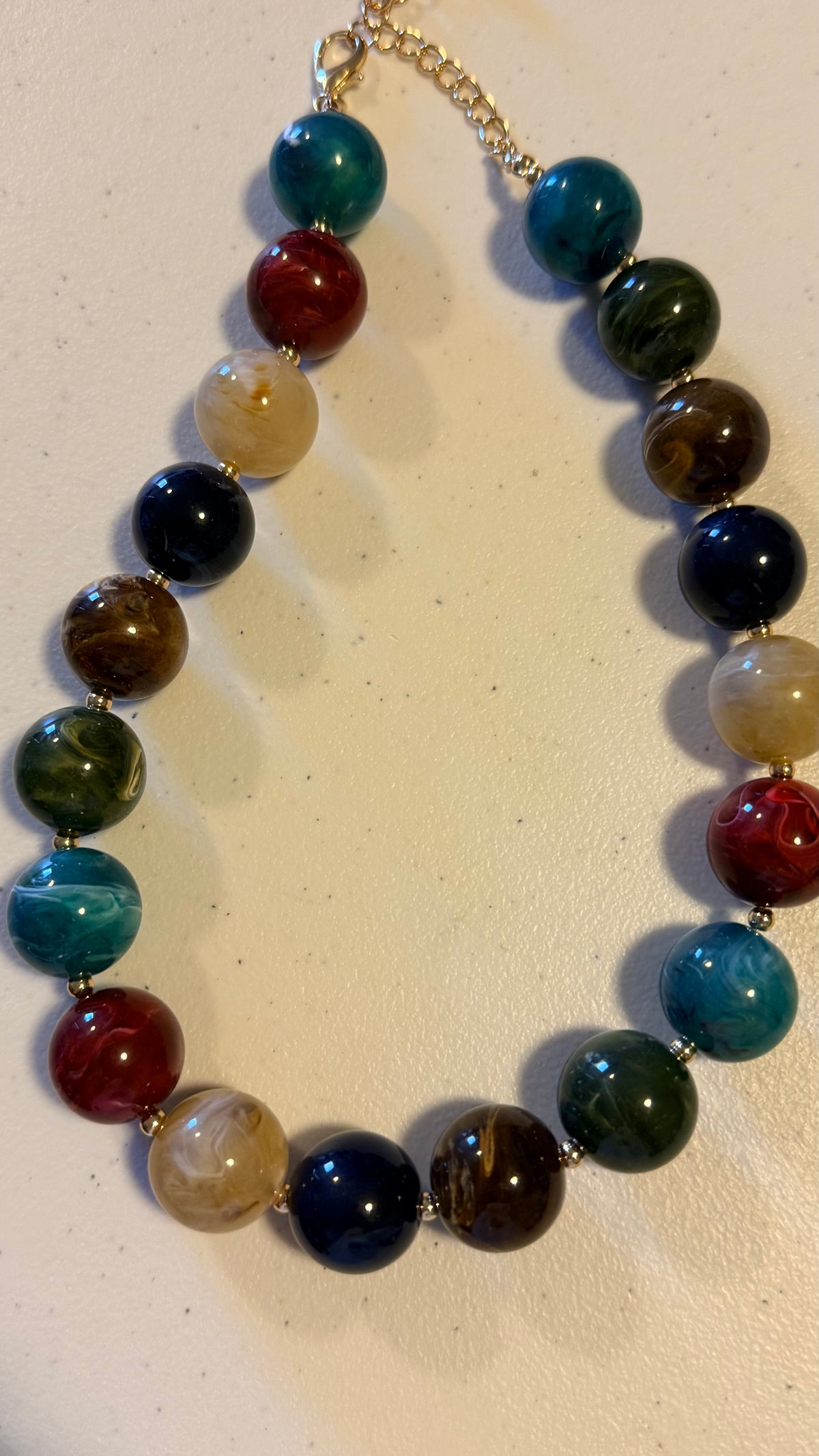 Bubble Bead Necklace by Golden Lily