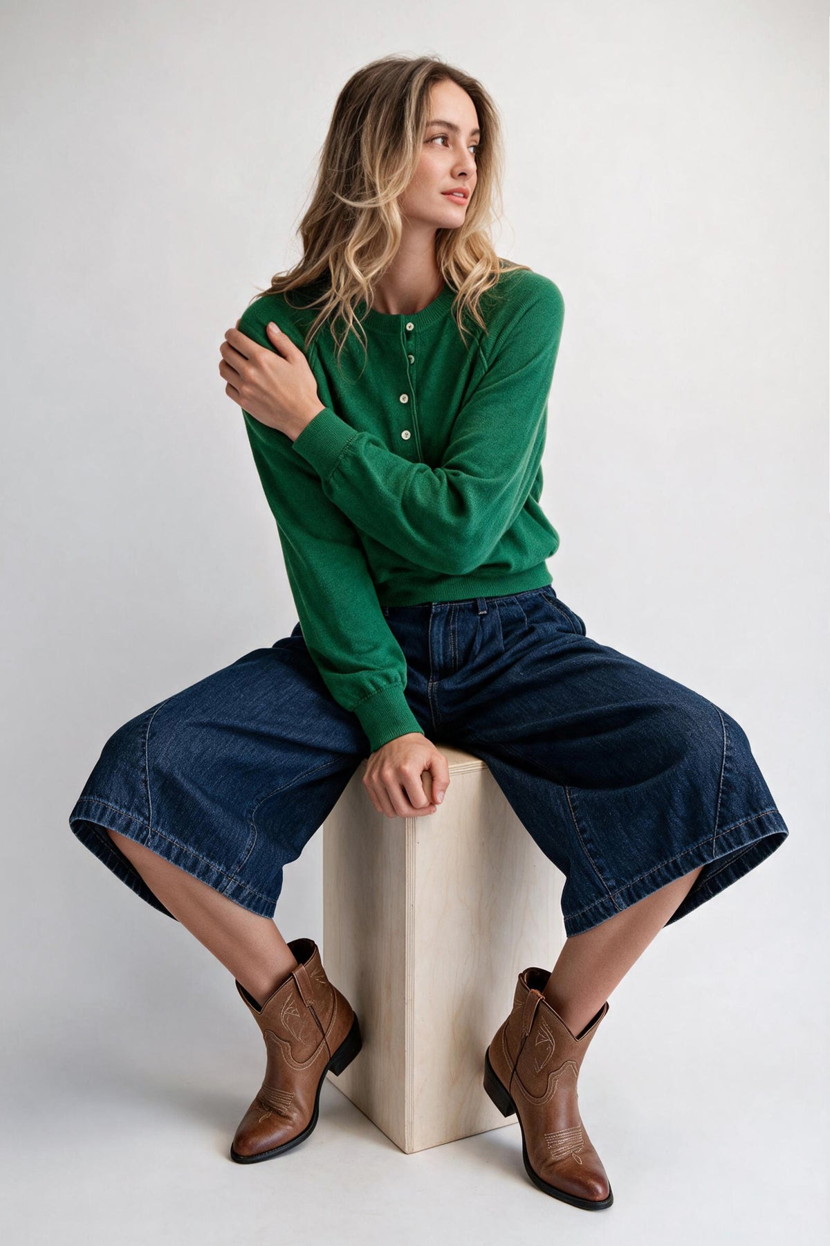 Cozy Half Button Pullover Sweater