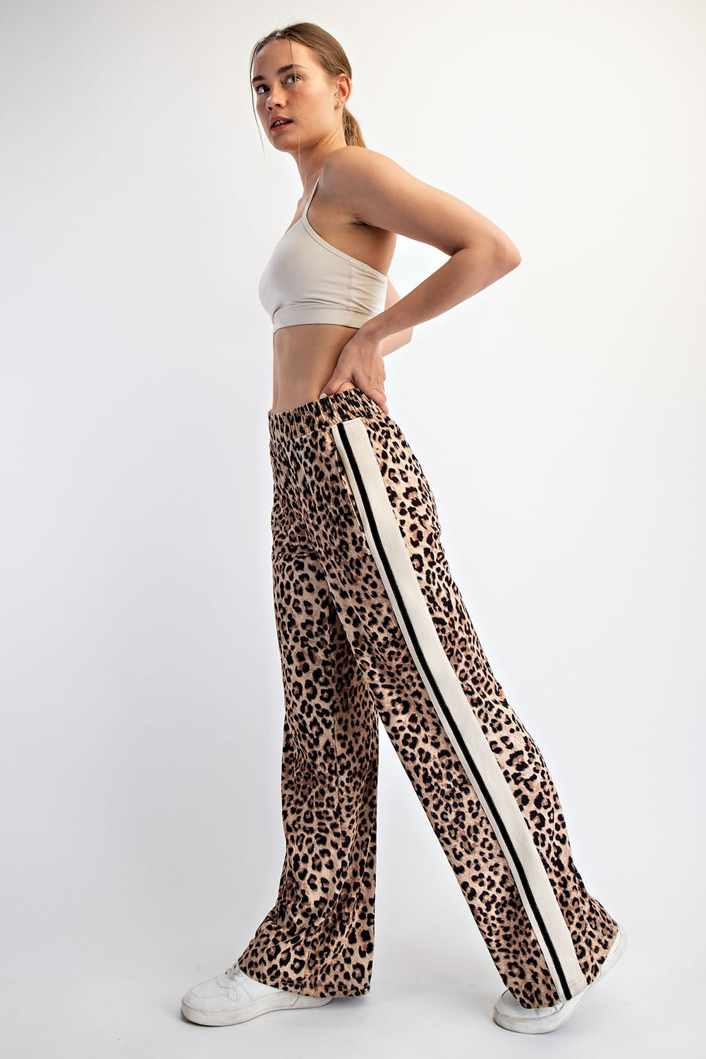 Animal Print Butter Soft Straight Pant by Rae Mode