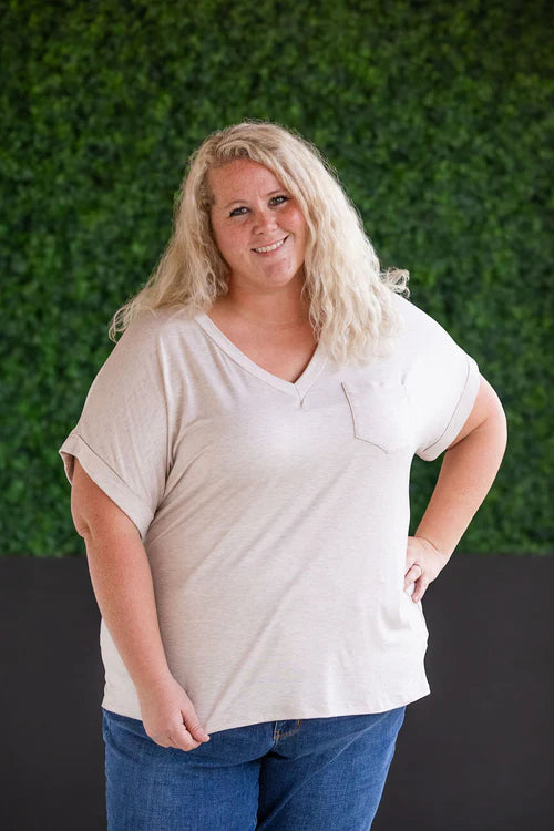 Vneck Boyfriend Relaxed Tee