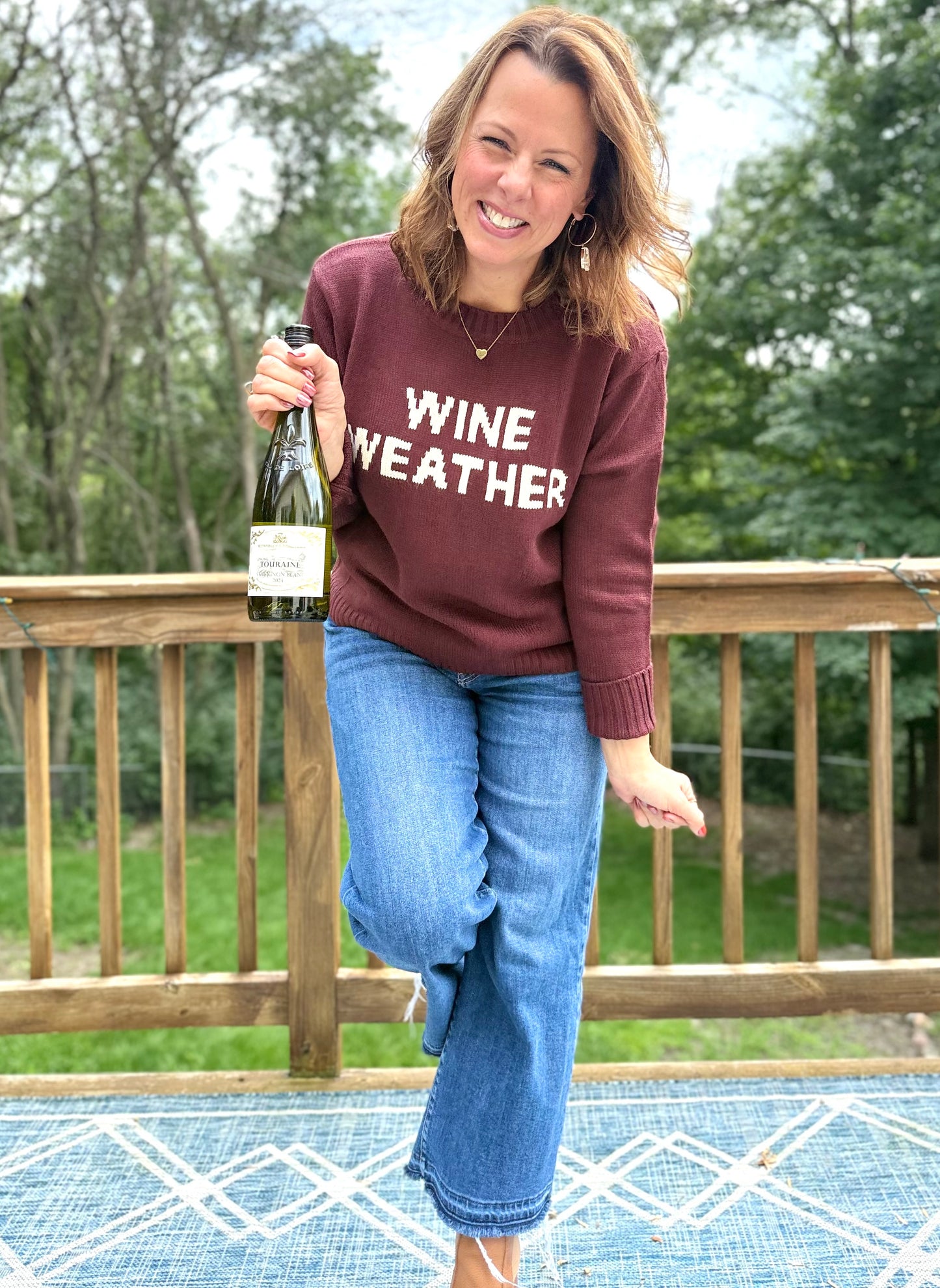 Wine Weather Sweater