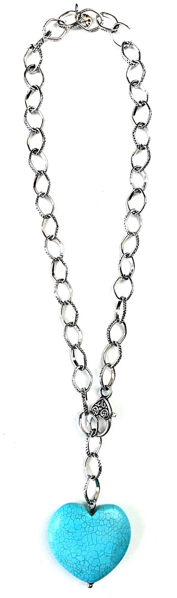 Heart Turquoise Necklace Lost and Found