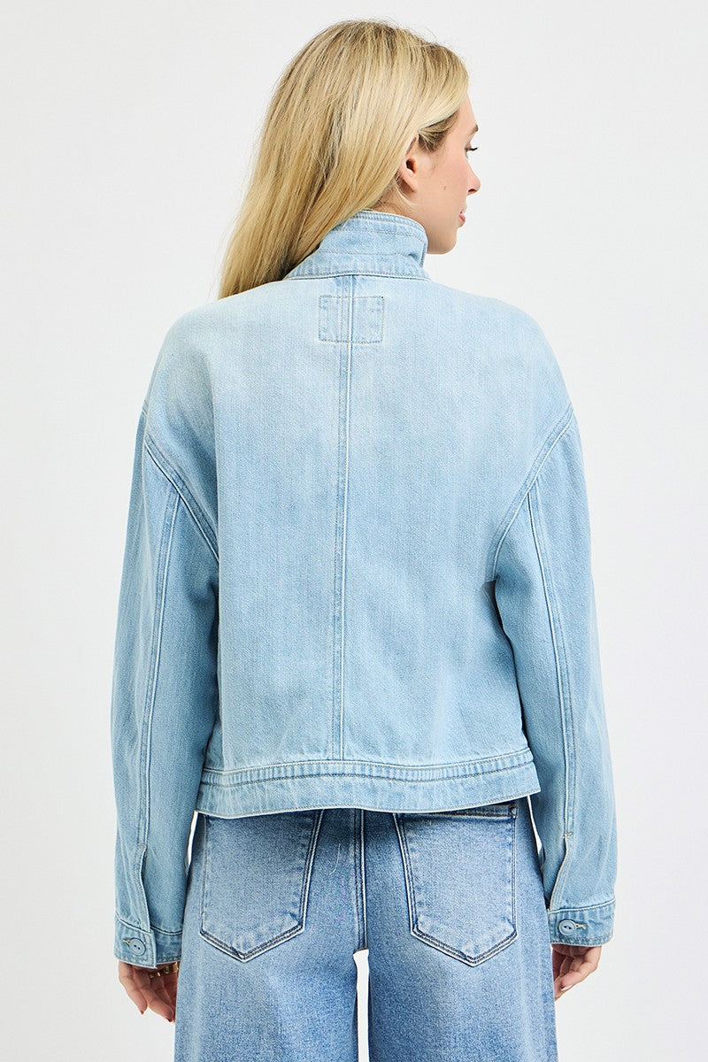 Relaxed Stylish Jean Jacket by Risen