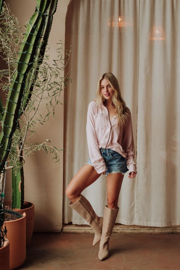 Soft Flannel Button Up  (Multiple Colors)