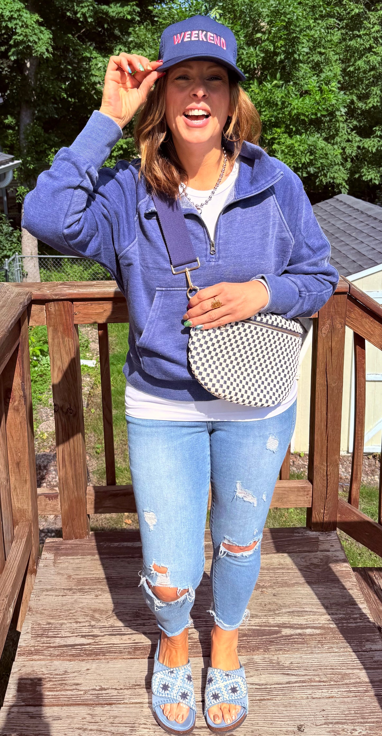 3/4 Zip Shop Fave Sweatshirt