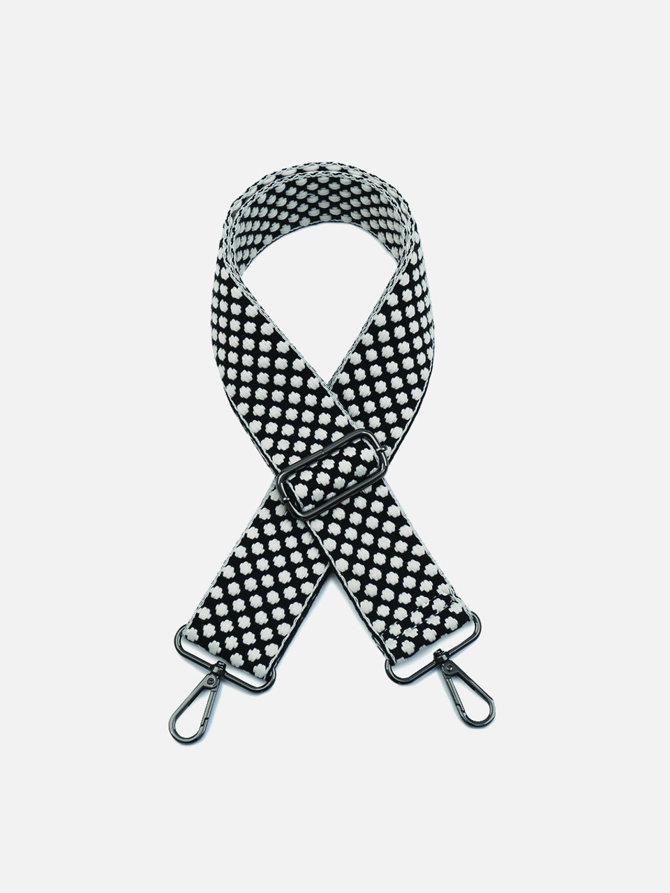 Strap Black and Ivory Dots