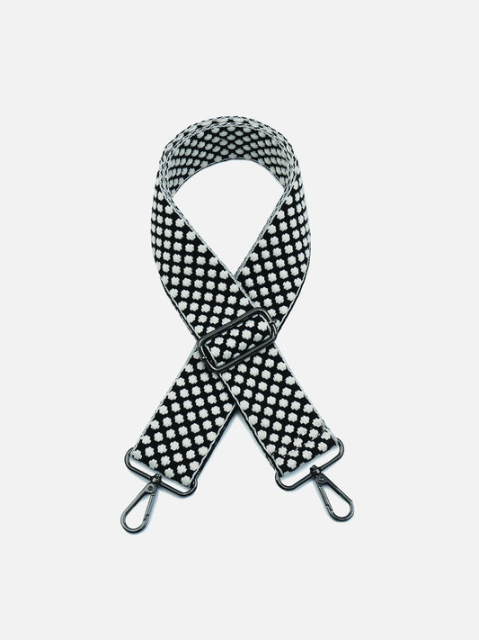 Strap Black and Ivory Dots