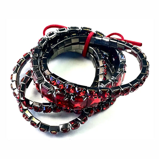 Rhinestone Stretch Bracelet by Lost and Found