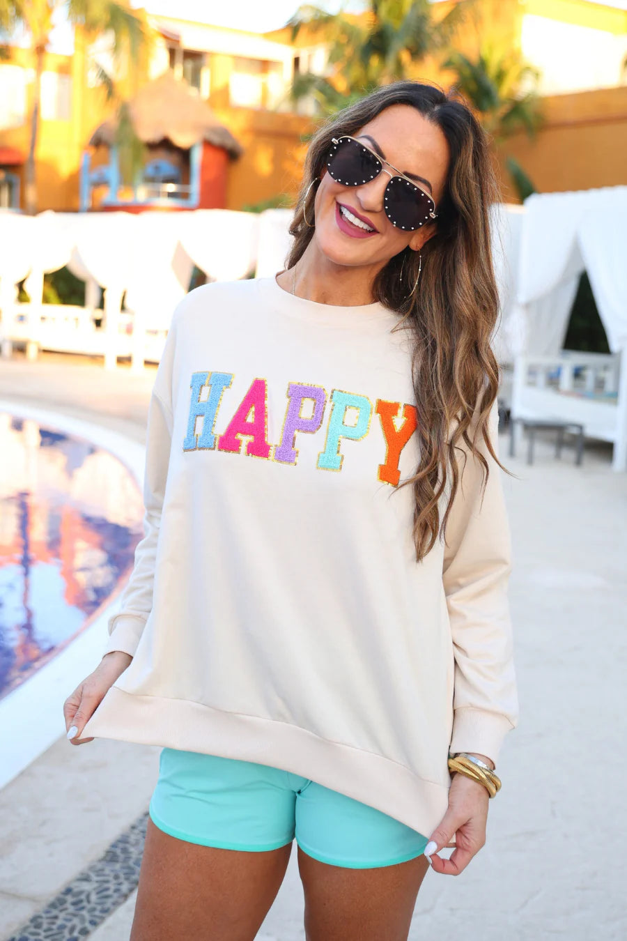 SALE**Happy Sweatshirt