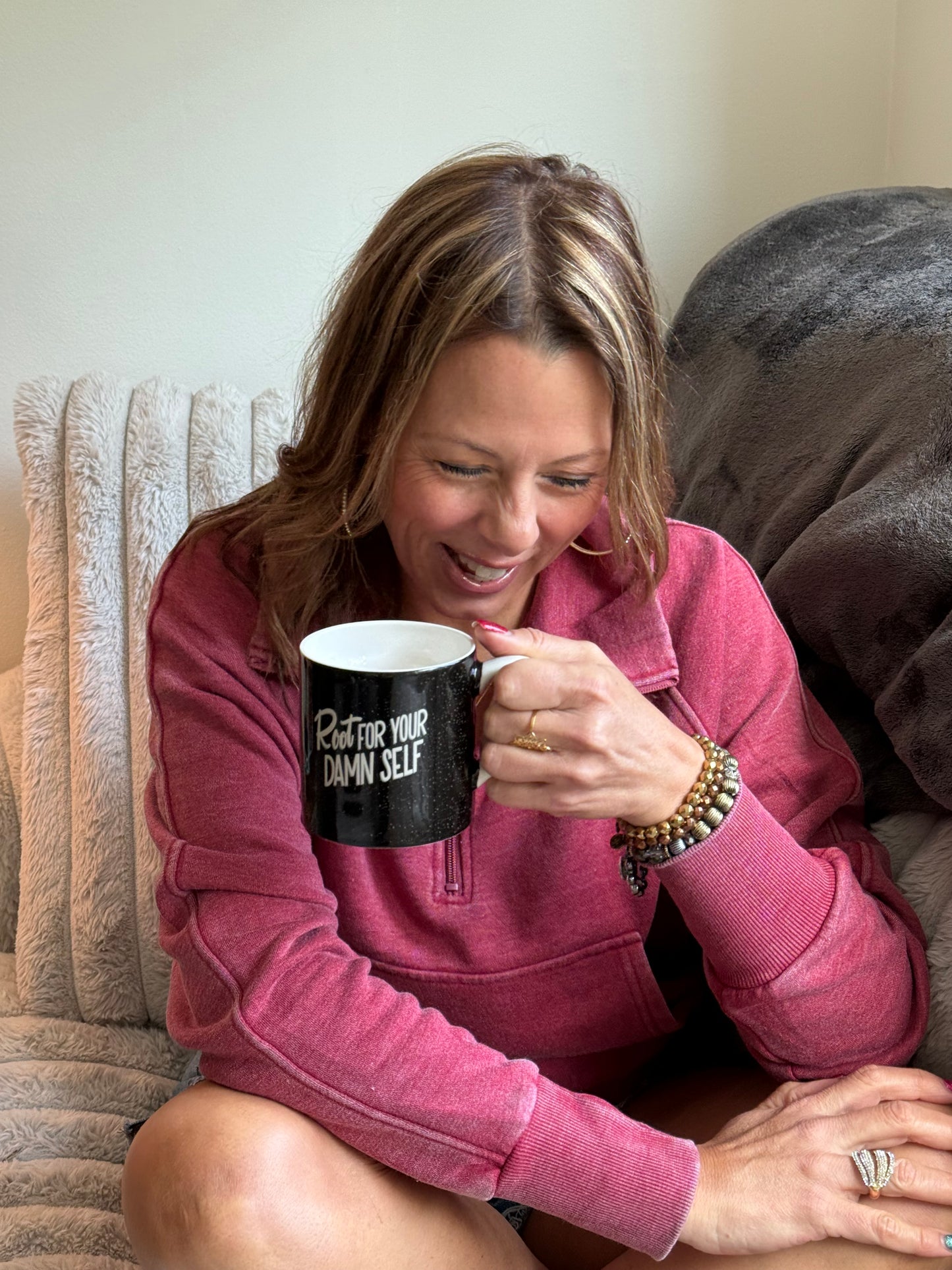 3/4 Zip Shop Fave Sweatshirt