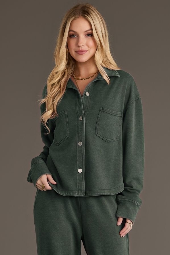 Soft Brushed Button Up Shirt Mid Hip (Multiple Options) by Panache