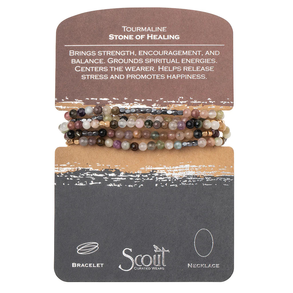 Scout Stone Wrap Bracelet/Necklace (Multiple Choices)