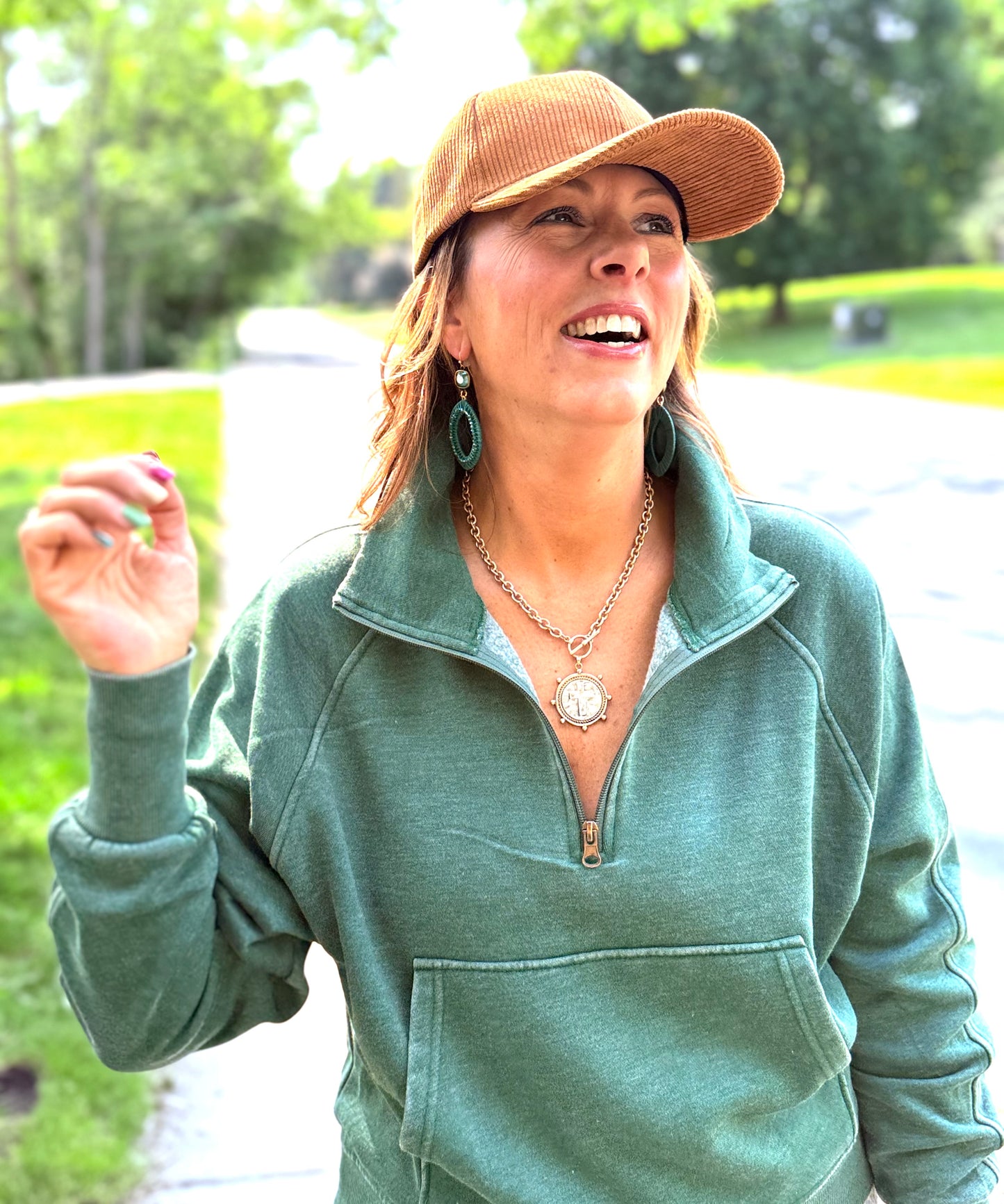 3/4 Zip Shop Fave Sweatshirt