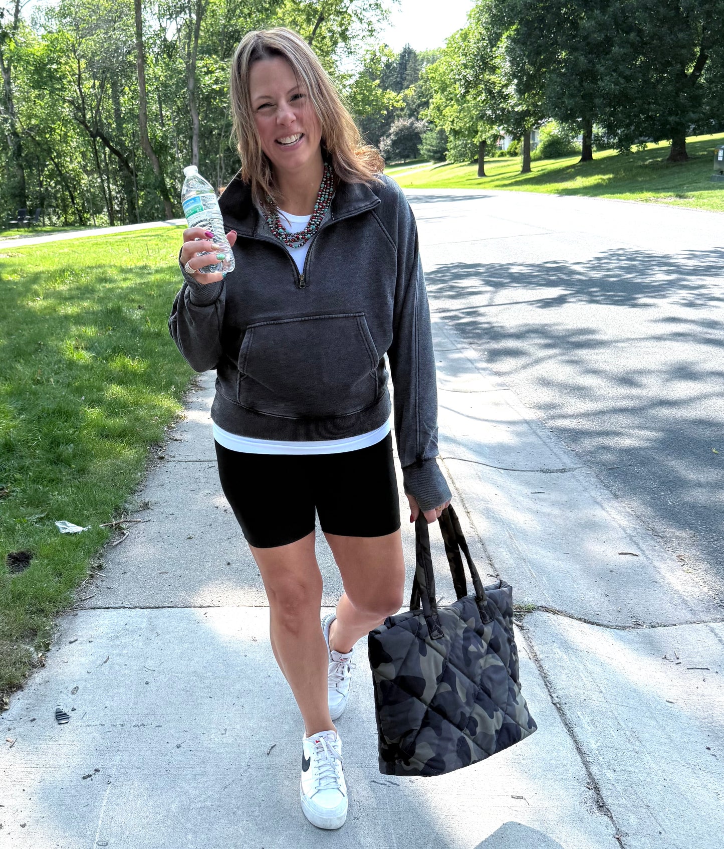 3/4 Zip Shop Fave Sweatshirt