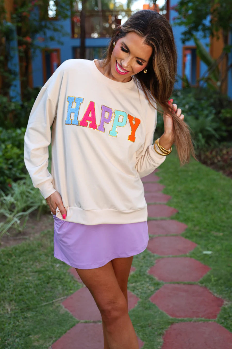 SALE**Happy Sweatshirt