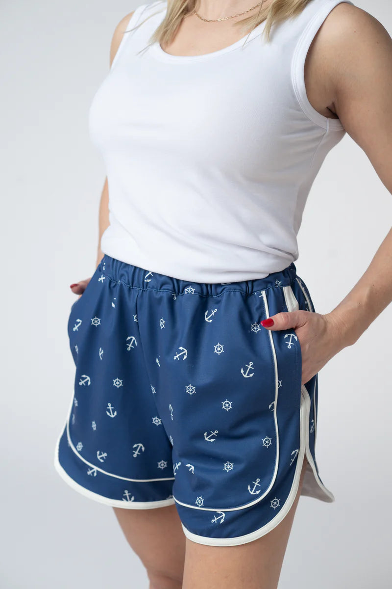 Dolphin Hem Shorts by Michelle Mae
