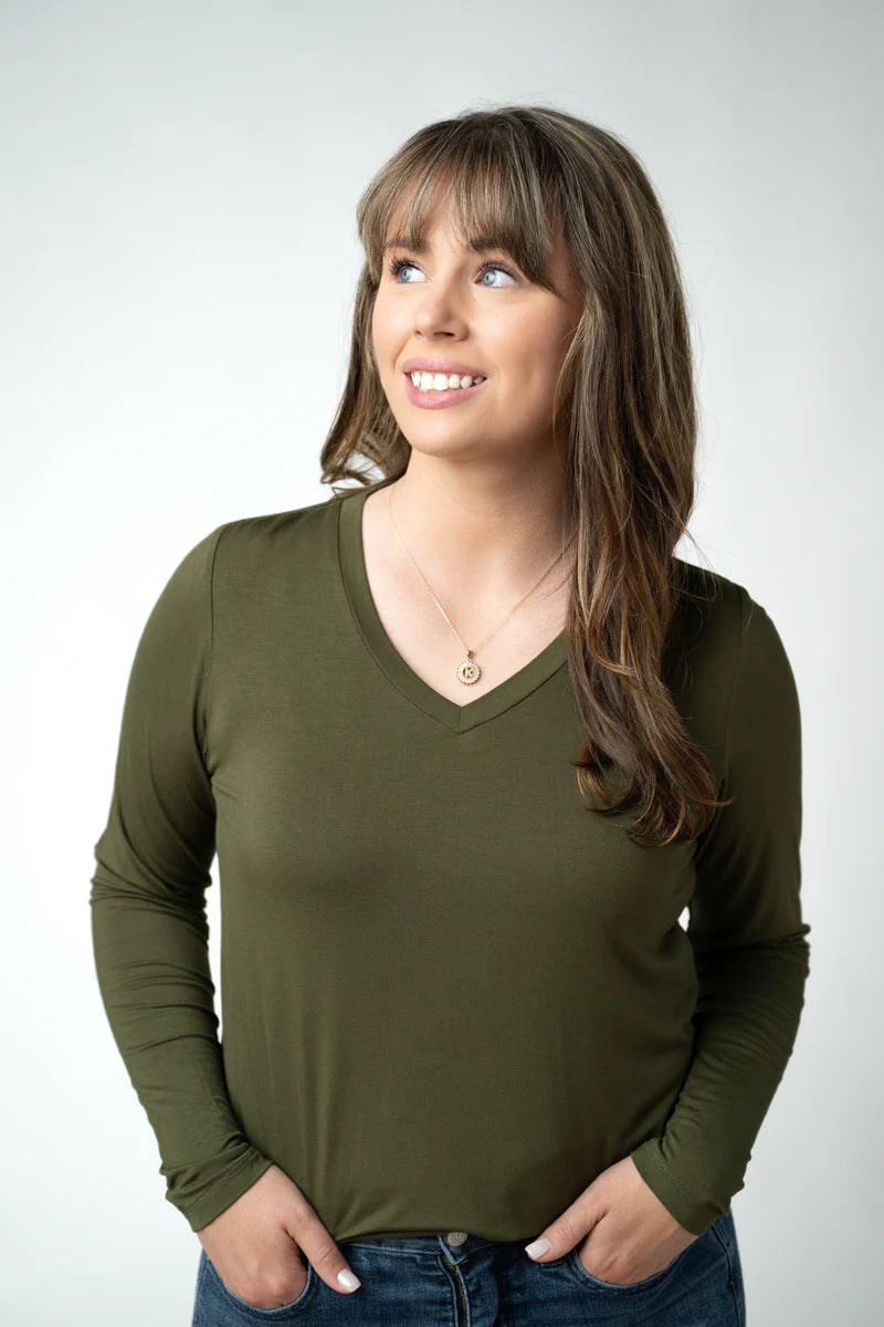 Larissa V Neck Tee
