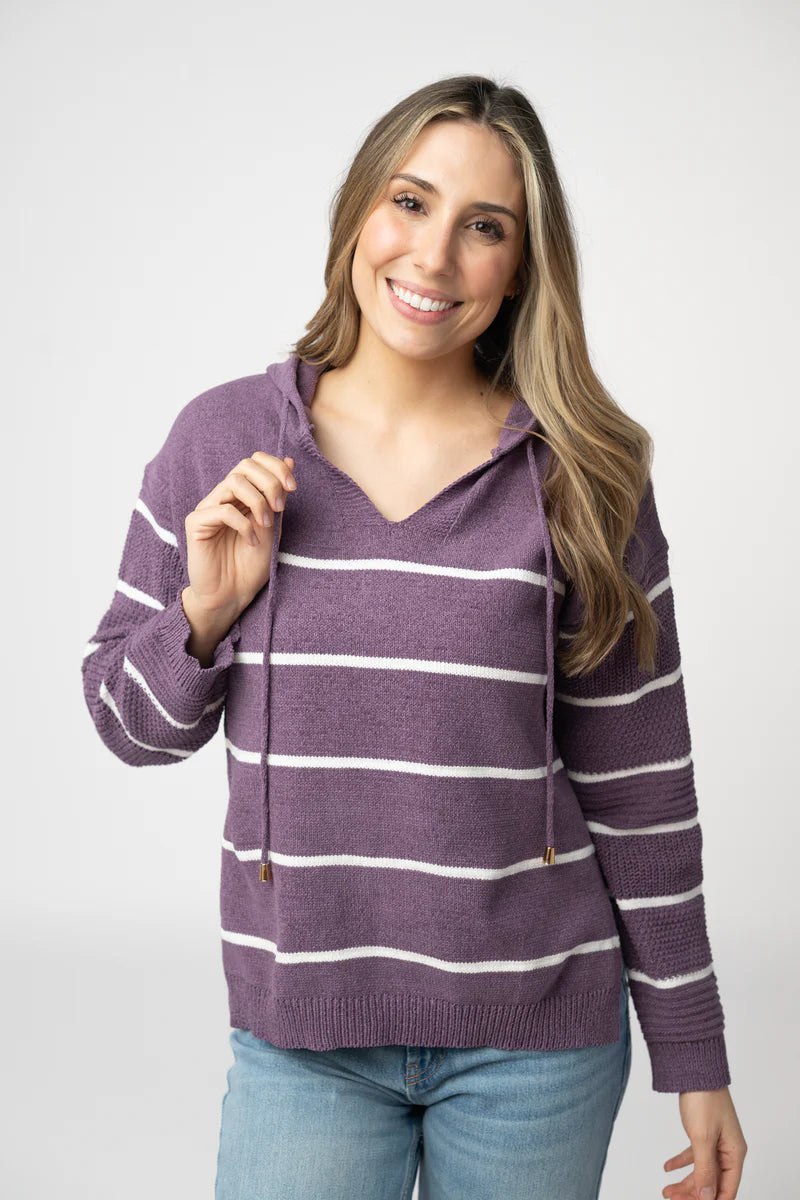 Maddie Striped Hoodie by Michelle Mae