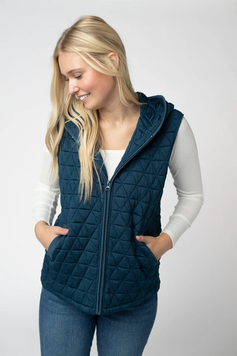 Heather Hooded Vest by Michelle Mae