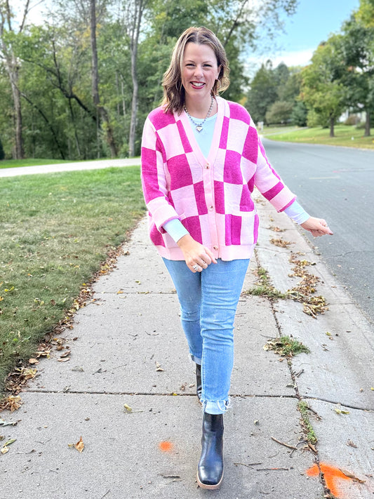 Checker Me Sweater