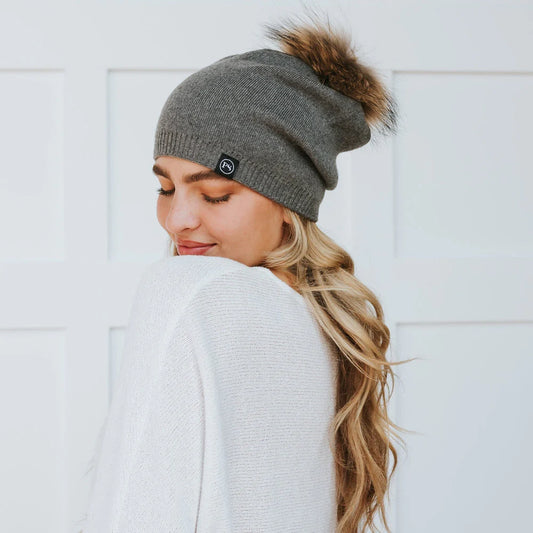Softest Slouchy Removeable Pom Beanie