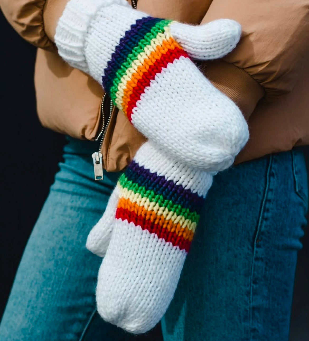 Rainbow Mittens* sale