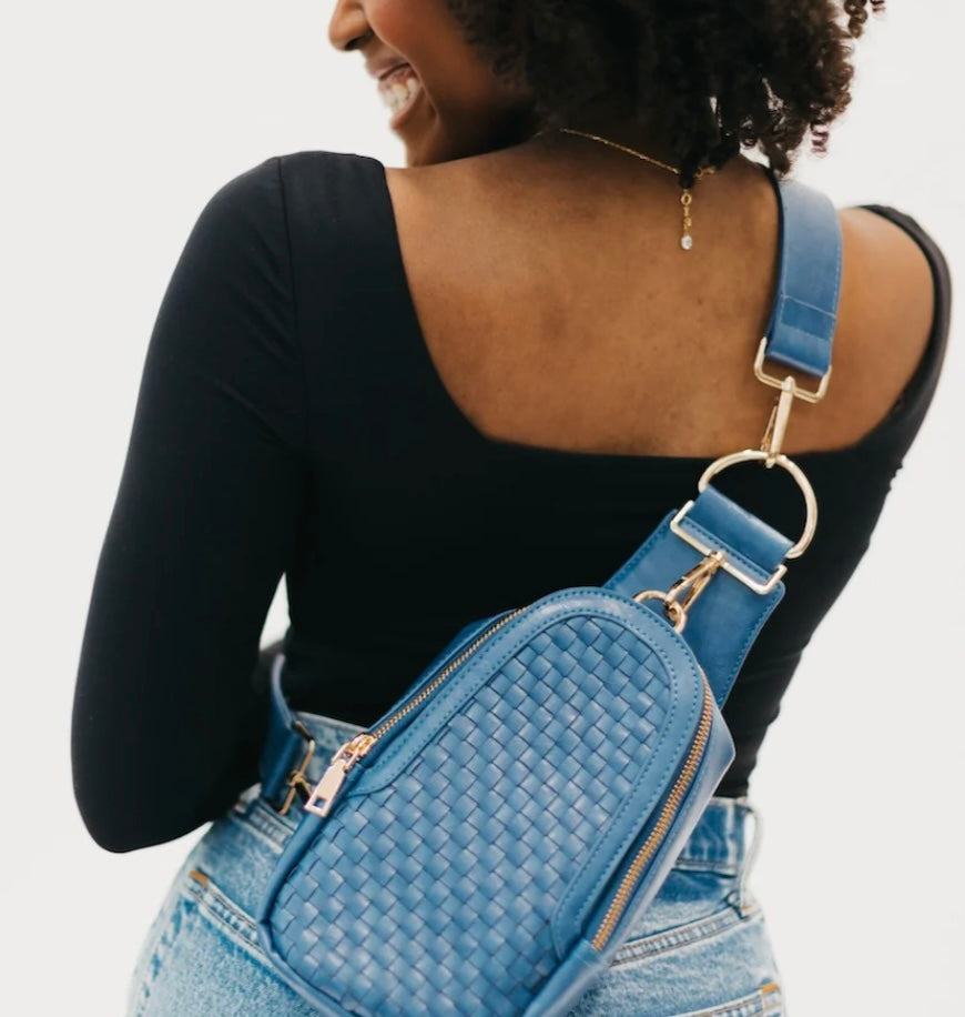 Woven Sling Bag, Two straps and Multiple Choices