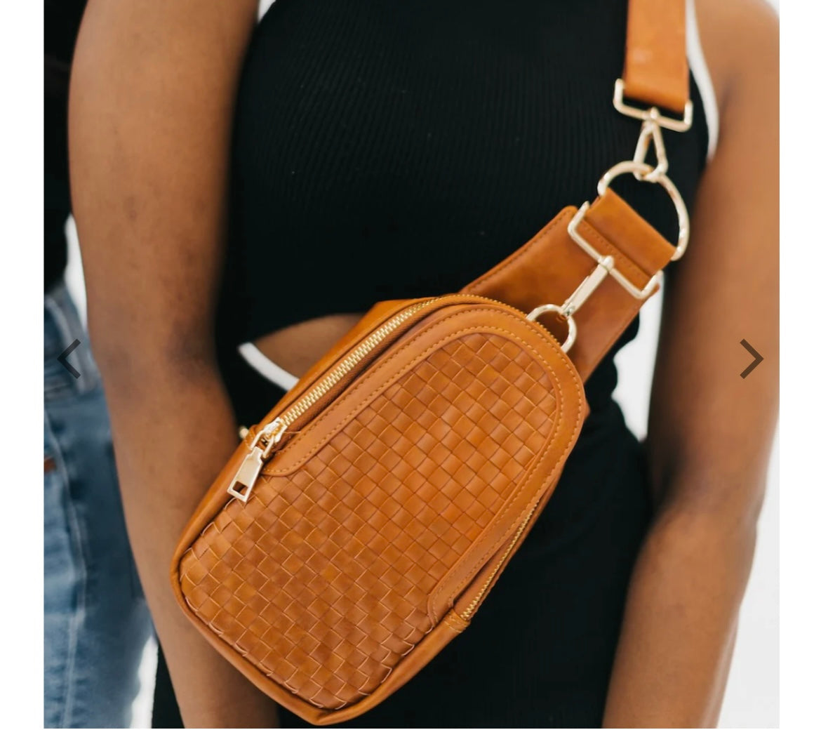 Woven Sling Bag, Two straps and Multiple Choices