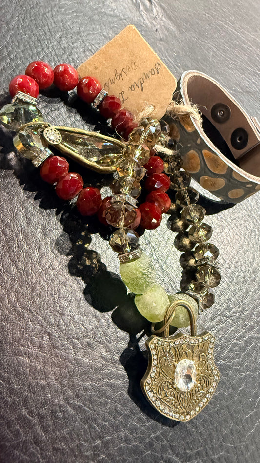 Artisan Set of 3 Bracelets from Sandra Ling