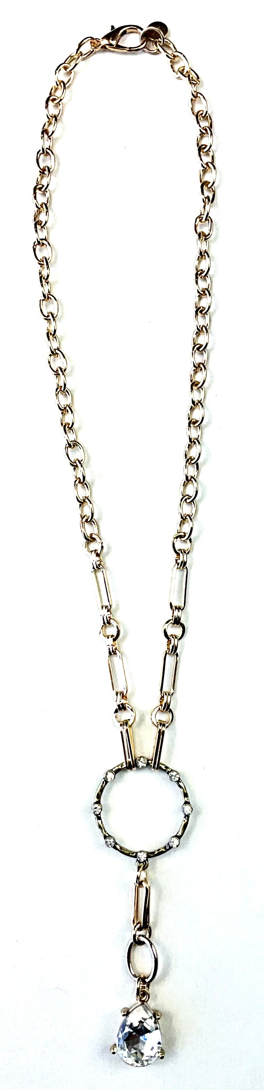Mixed Chain with Bling Ring and Drop from Lost and Found