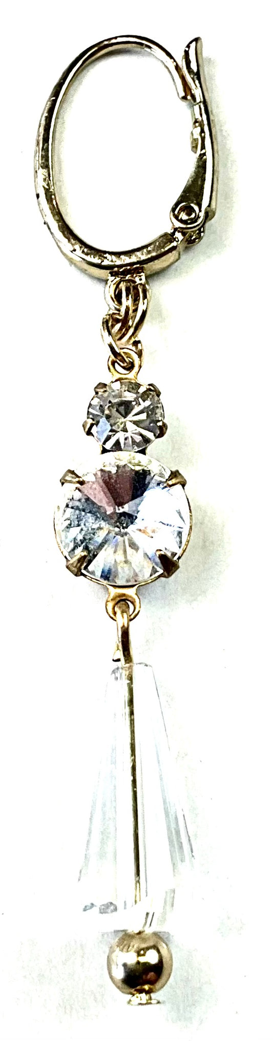 Latchback earrings with Crystal Details from Lost and Found