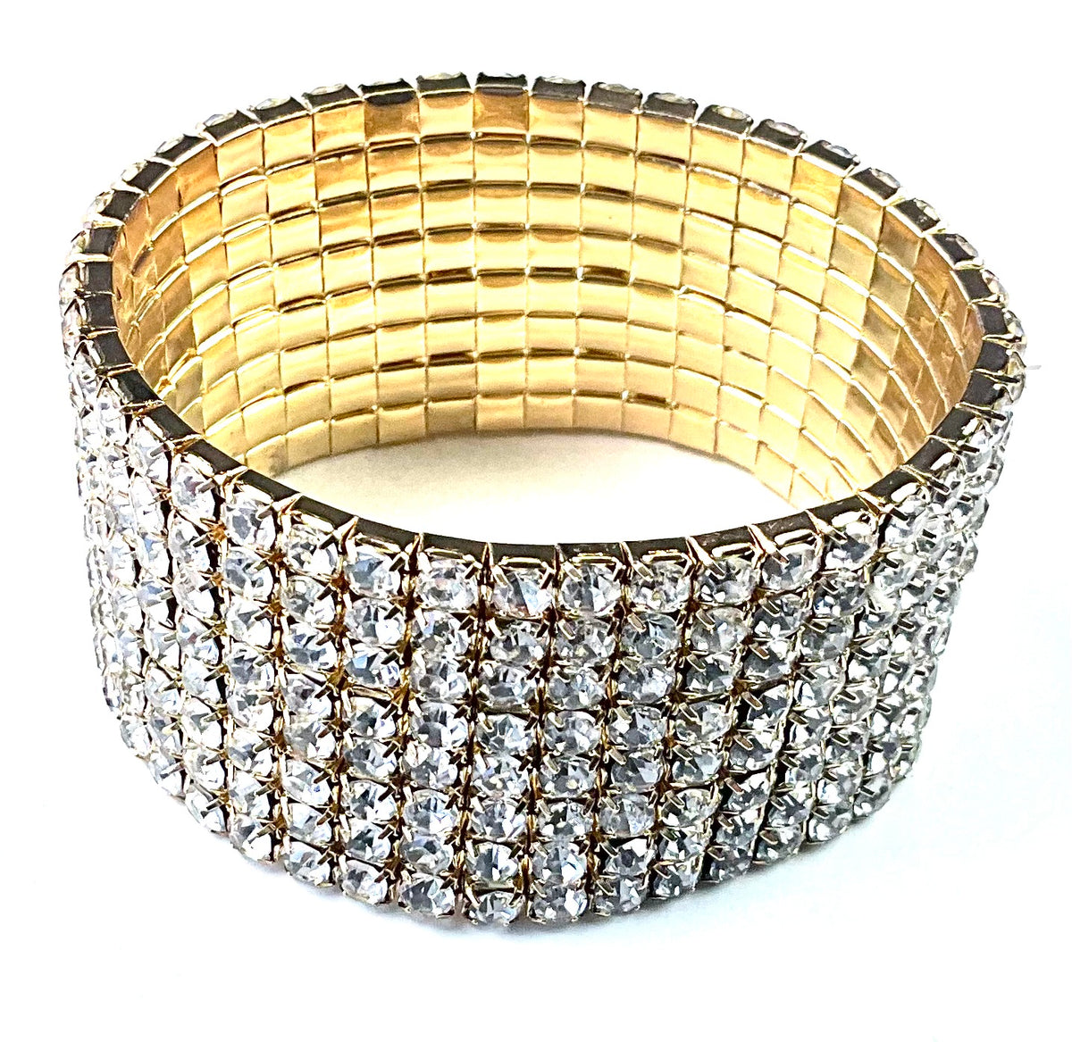 All Stretch Rhinestone Speidel Bracelet by Lost and Found