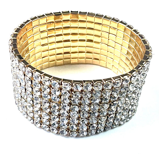 All Stretch Rhinestone Speidel Bracelet by Lost and Found
