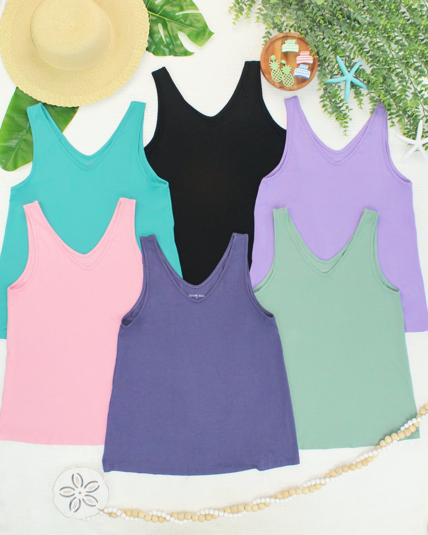 Double Vneck Tee