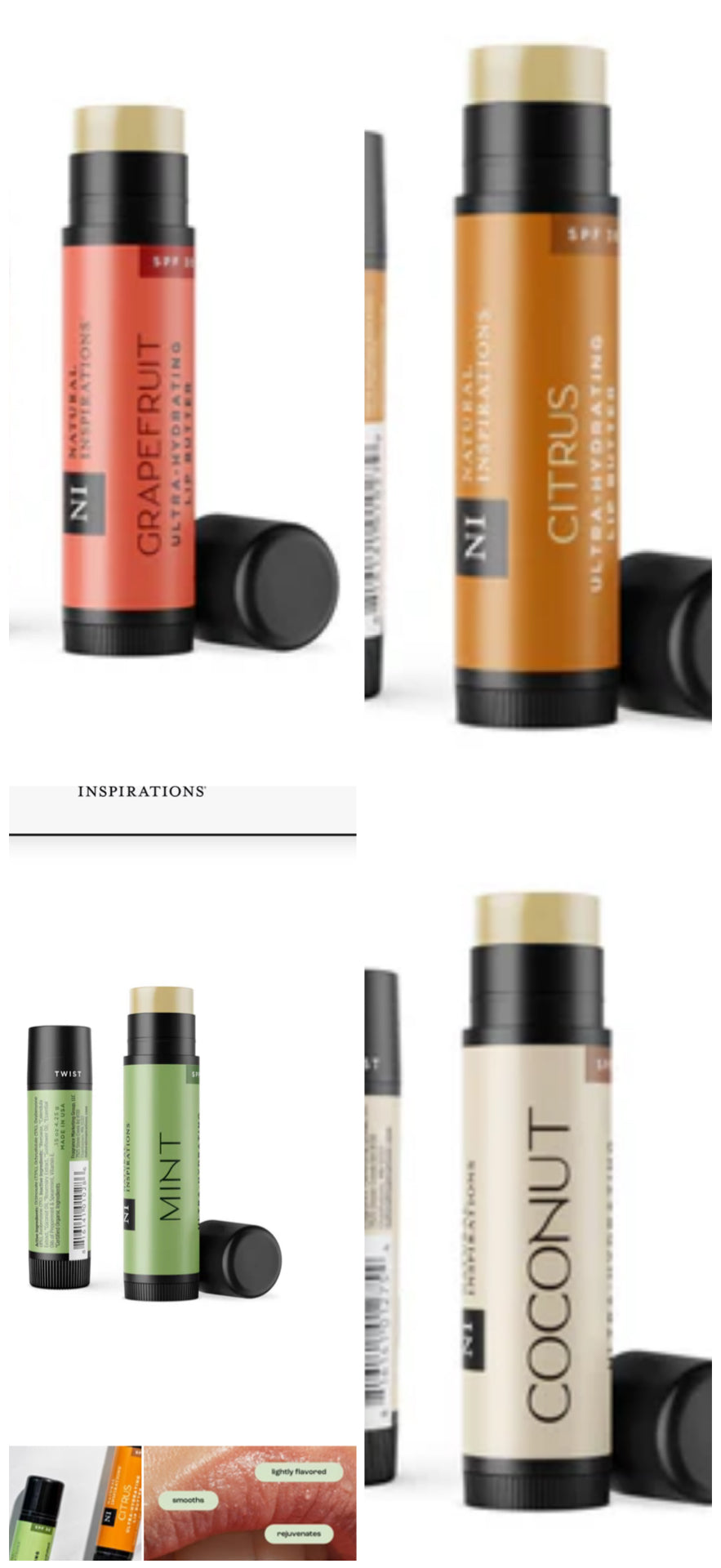 SPF 30 Lip Butter set of 4