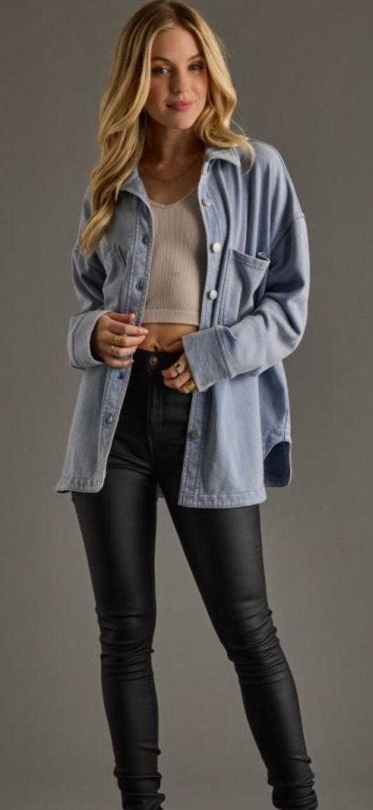 Soft Brushed Button Up Shirt