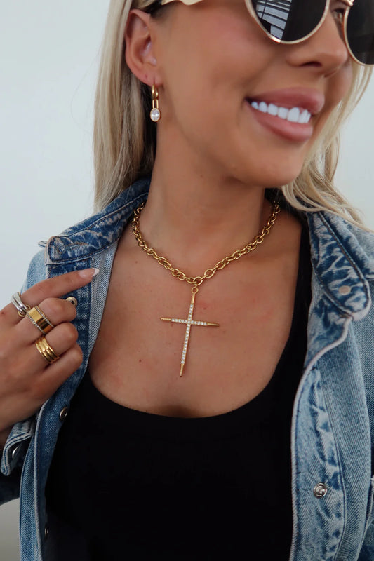Luxe Cross Necklace by ChanSutt